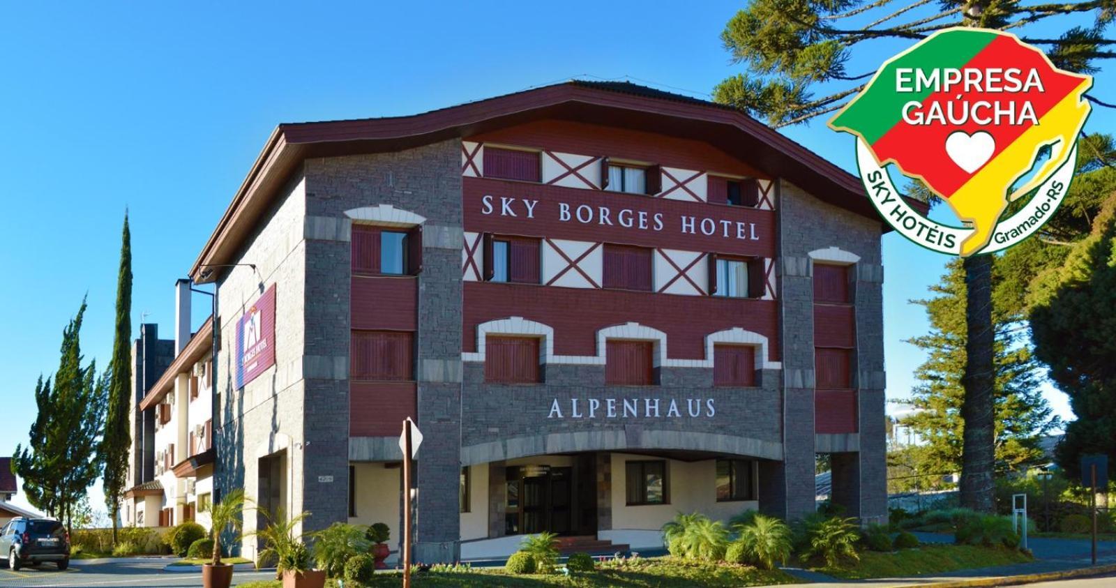 Sky Borges Hotel Alpenhaus - Грамаду Экстерьер фото